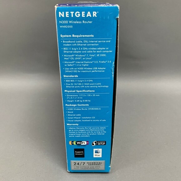 Netgear N300 WNR2000 Wireless Router Work and Play in Box - Picture 4 of 9